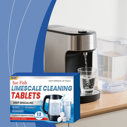 Water Bottle Cleaner Tablets, Effervescent Descaler, No Scrub Limescale Remover